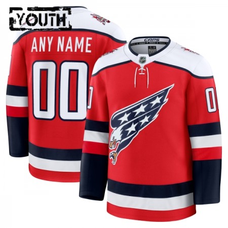 Lasten NHL Washington Capitals Pelipaita Custom 2025-26 Fanatics Premium Alternate Punainen
